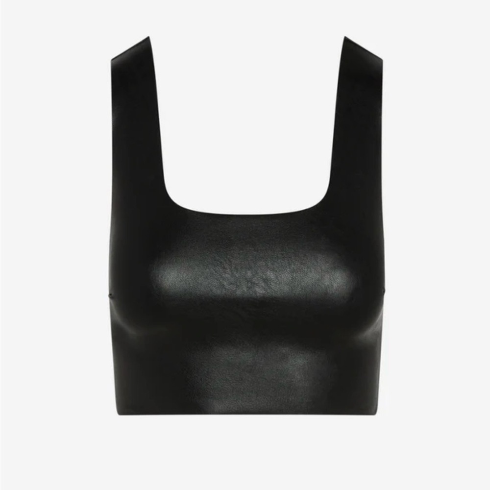 Commando Black Crop Top